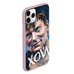 Чехол iPhone 11 Pro матовый Юрий Хой, цвет: 3D-розовый — фото 2