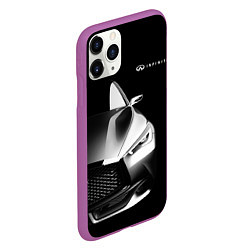 Чехол iPhone 11 Pro матовый Infiniti Sport, цвет: 3D-фиолетовый — фото 2