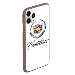 Чехол iPhone 11 Pro матовый Cadillac, цвет: 3D-коричневый — фото 2