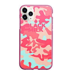 Чехол iPhone 11 Pro матовый Black Milk: pink, цвет: 3D-малиновый