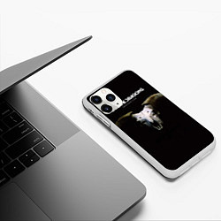 Чехол iPhone 11 Pro матовый Imagine Dragons: Radioactive, цвет: 3D-белый — фото 2