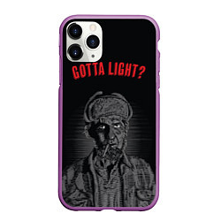 Чехол iPhone 11 Pro матовый Gotta light?, цвет: 3D-фиолетовый