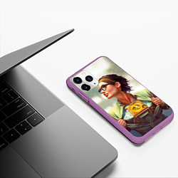 Чехол iPhone 11 Pro матовый HL: Alyx Vance, цвет: 3D-фиолетовый — фото 2