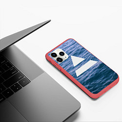 Чехол iPhone 11 Pro матовый 30 STM: Ocean, цвет: 3D-красный — фото 2