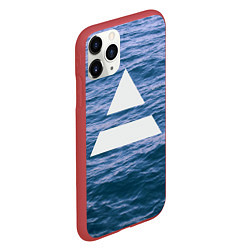 Чехол iPhone 11 Pro матовый 30 STM: Ocean, цвет: 3D-красный — фото 2