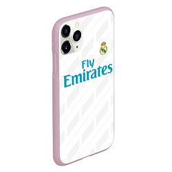 Чехол iPhone 11 Pro матовый Real Madrid, цвет: 3D-розовый — фото 2