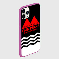 Чехол iPhone 11 Pro матовый Fire walk with me, цвет: 3D-фиолетовый — фото 2