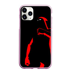 Чехол iPhone 11 Pro матовый Dethklok: Dark Man, цвет: 3D-розовый