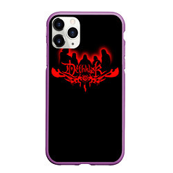 Чехол iPhone 11 Pro матовый Dethklok, цвет: 3D-фиолетовый