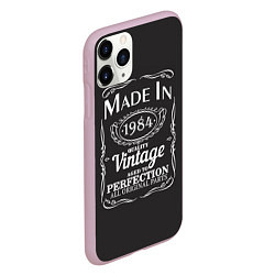 Чехол iPhone 11 Pro матовый Сделано в 1984, цвет: 3D-розовый — фото 2