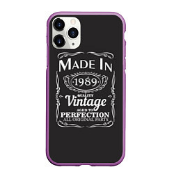 Чехол iPhone 11 Pro матовый Сделано в 1989, цвет: 3D-фиолетовый