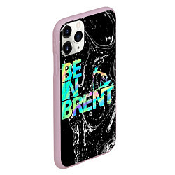 Чехол iPhone 11 Pro матовый Be in brent, цвет: 3D-розовый — фото 2