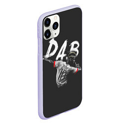 Чехол iPhone 11 Pro матовый Paul Pogba: Dab, цвет: 3D-светло-сиреневый — фото 2