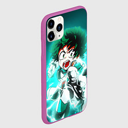 Чехол iPhone 11 Pro матовый Моя геройская академия, цвет: 3D-фиолетовый — фото 2