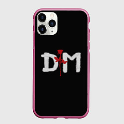 Чехол iPhone 11 Pro матовый DM: Rose, цвет: 3D-малиновый