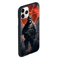 Чехол iPhone 11 Pro матовый STALKER: Red Sun, цвет: 3D-черный — фото 2