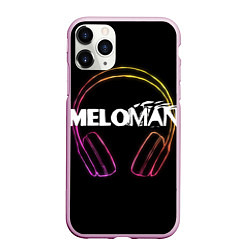 Чехол iPhone 11 Pro матовый Meloman, цвет: 3D-розовый