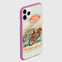 Чехол iPhone 11 Pro матовый JAWA, цвет: 3D-фиолетовый — фото 2