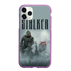 Чехол iPhone 11 Pro матовый STALKER: Dusk, цвет: 3D-фиолетовый