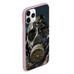 Чехол iPhone 11 Pro матовый STALKER: Mask, цвет: 3D-розовый — фото 2