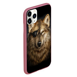 Чехол iPhone 11 Pro матовый Морской волк, цвет: 3D-малиновый — фото 2