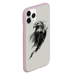 Чехол iPhone 11 Pro матовый Дикий орел, цвет: 3D-розовый — фото 2