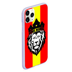 Чехол iPhone 11 Pro матовый One Lion King, цвет: 3D-светло-сиреневый — фото 2