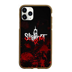 Чехол iPhone 11 Pro матовый Slipknot: Blood Blemishes, цвет: 3D-коричневый
