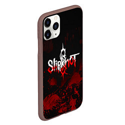 Чехол iPhone 11 Pro матовый Slipknot: Blood Blemishes, цвет: 3D-коричневый — фото 2