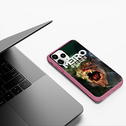 Чехол iPhone 11 Pro матовый Metro Exodus, цвет: 3D-малиновый — фото 2