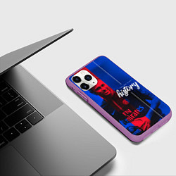 Чехол iPhone 11 Pro матовый Neymar History, цвет: 3D-фиолетовый — фото 2