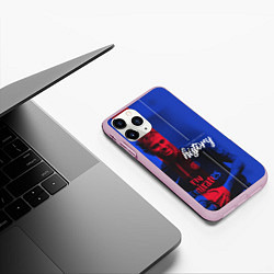 Чехол iPhone 11 Pro матовый Neymar History, цвет: 3D-розовый — фото 2