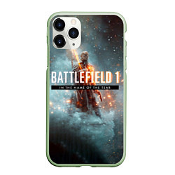 Чехол iPhone 11 Pro матовый Battlefield: In the name, цвет: 3D-салатовый