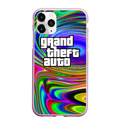 Чехол iPhone 11 Pro матовый GTA Acid Divorces, цвет: 3D-розовый