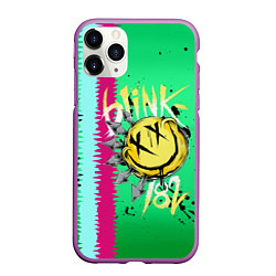 Чехол iPhone 11 Pro матовый Blink 182, цвет: 3D-фиолетовый