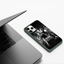 Чехол iPhone 11 Pro матовый Slipknot: Iowa, цвет: 3D-темно-зеленый — фото 2