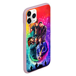Чехол iPhone 11 Pro матовый Coldplay Stories, цвет: 3D-розовый — фото 2