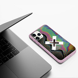 Чехол iPhone 11 Pro матовый The XX: Neon Colour, цвет: 3D-розовый — фото 2