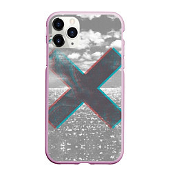 Чехол iPhone 11 Pro матовый The XX: Sea waves, цвет: 3D-розовый