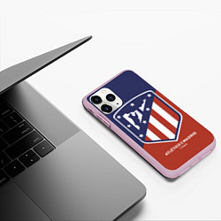 Чехол iPhone 11 Pro матовый Atletico Madrid FC 1903, цвет: 3D-розовый — фото 2