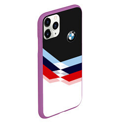 Чехол iPhone 11 Pro матовый BMW M SPORT, цвет: 3D-фиолетовый — фото 2