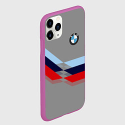 Чехол iPhone 11 Pro матовый Бмв Bmw 2018 Grey, цвет: 3D-фиолетовый — фото 2
