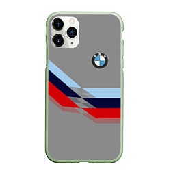 Чехол iPhone 11 Pro матовый Бмв Bmw 2018 Grey, цвет: 3D-салатовый