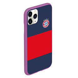 Чехол iPhone 11 Pro матовый Bayern Munchen - Red-Blue FCB 2022 NEW, цвет: 3D-фиолетовый — фото 2