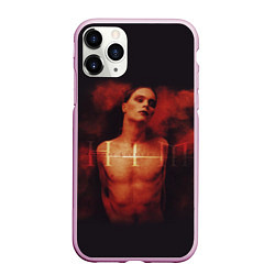 Чехол iPhone 11 Pro матовый HIM: Devil Soul, цвет: 3D-розовый