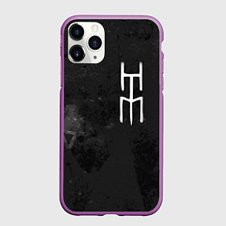 Чехол iPhone 11 Pro матовый HIM, цвет: 3D-фиолетовый