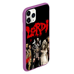 Чехол iPhone 11 Pro матовый LORDI, цвет: 3D-фиолетовый — фото 2