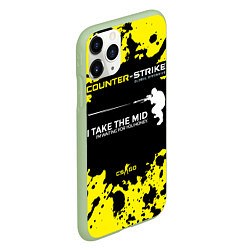 Чехол iPhone 11 Pro матовый Counter-Strike: Go Mid, цвет: 3D-салатовый — фото 2