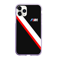 Чехол iPhone 11 Pro матовый Бмв Bmw 2018 Line Collection, цвет: 3D-светло-сиреневый