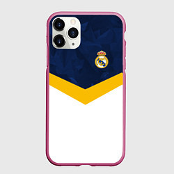 Чехол iPhone 11 Pro матовый Real Madrid FC: Sport, цвет: 3D-малиновый
